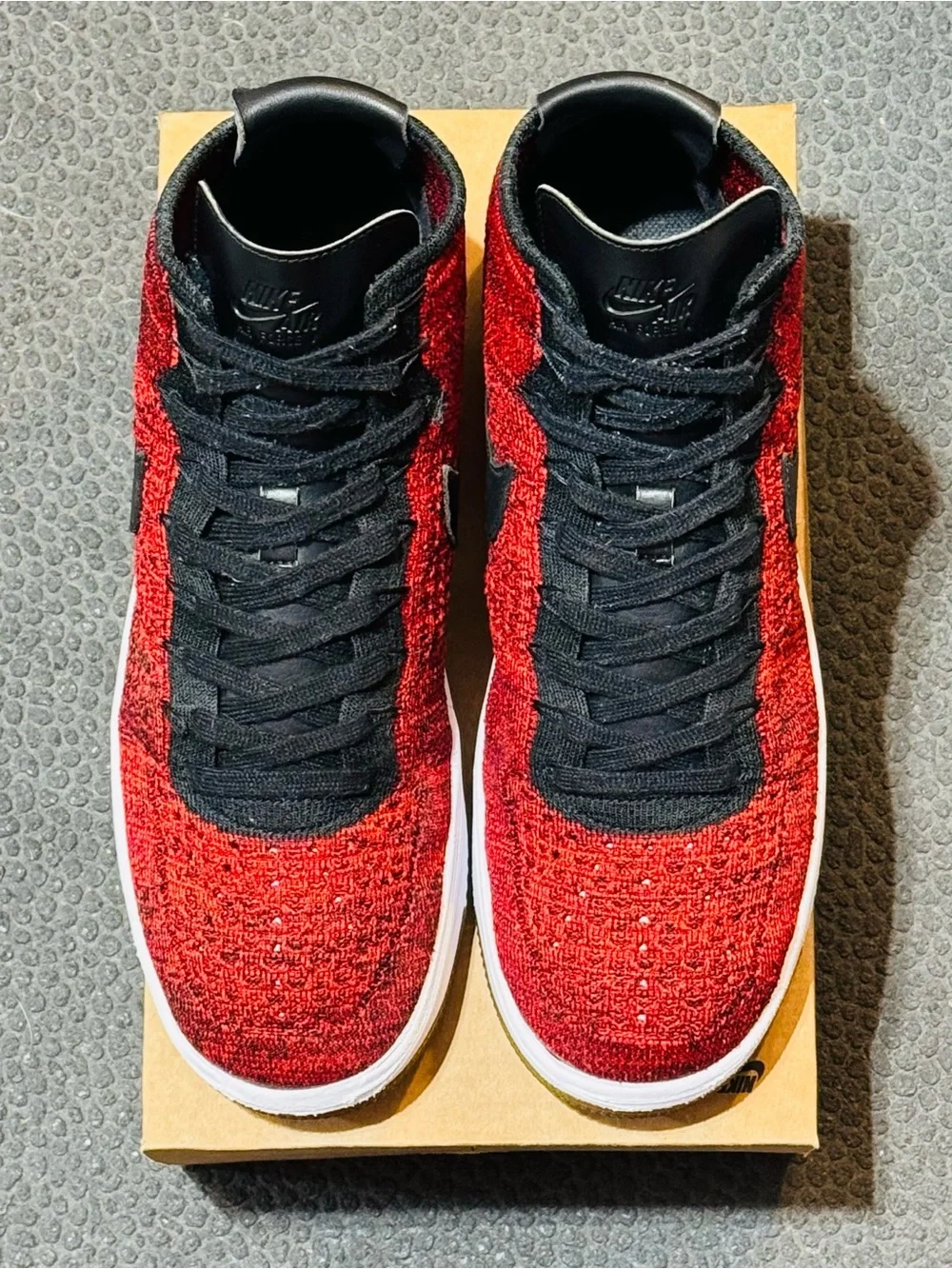 Nike Air Force 1 Ultra Flyknit Mid ‘University Red Black’ 2016 (Sz 11M)